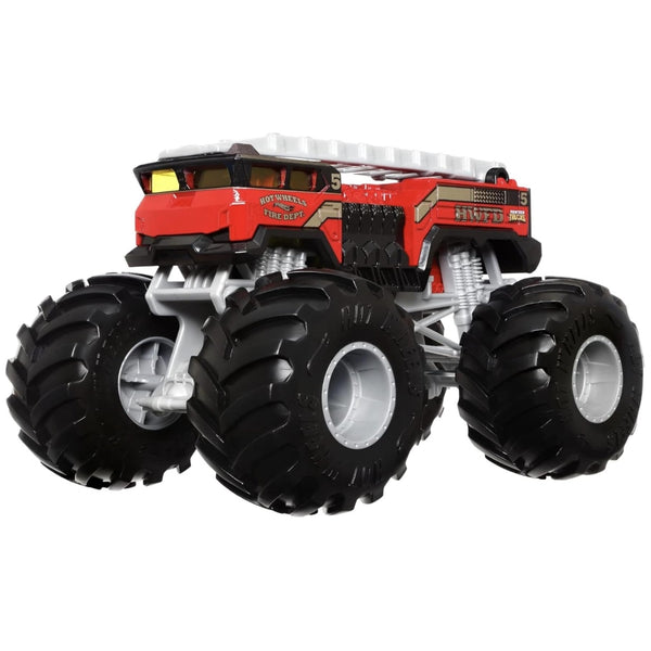 הוט ווילס מאנסטר טראק אוברסייזד 5 אלארם 1:24 | Hot Wheels Oversized Monster Trucks 5 Alarm