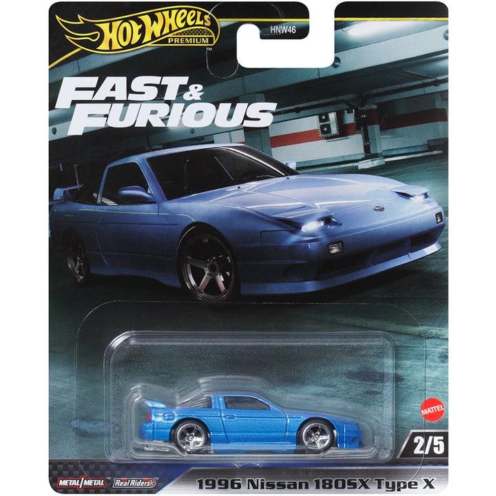 הוט ווילס פרימיום מהיר ועצבני ניסאן 180SX Type-X 1996 | Hot Wheels Premium Fast And Furious ’96 Nissan 180SX Type-X