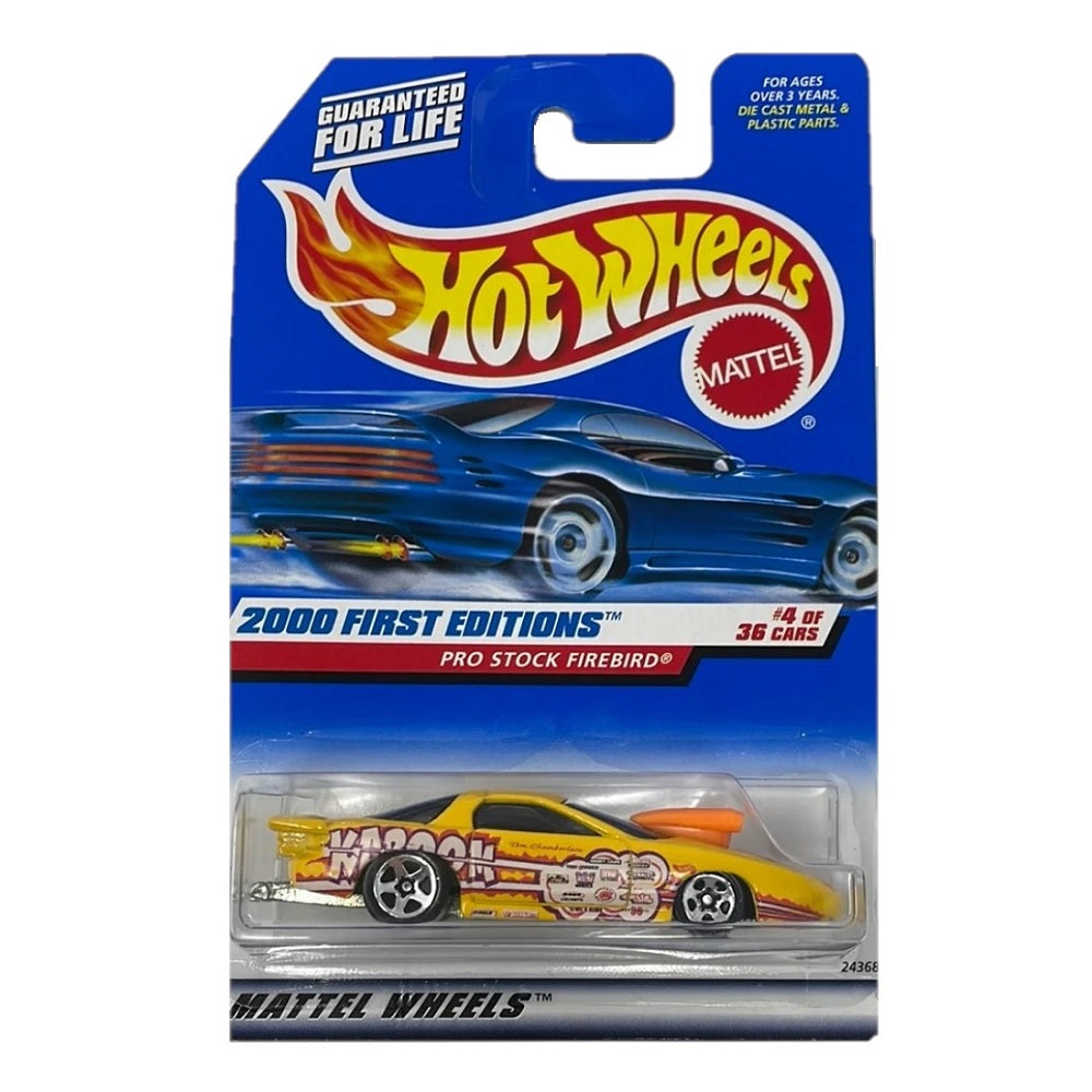 הוט ווילס פרו סטוק פונטיאק פיירבירד | Hot Wheels 2000 First Editions P ...