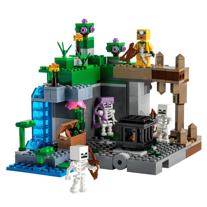 לגו 21189 צינוק השלדים מיינקראפט | LEGO 21189 The Skeleton Dungeon Minecraft | הרכבות | פלאנט איקס | Planet X