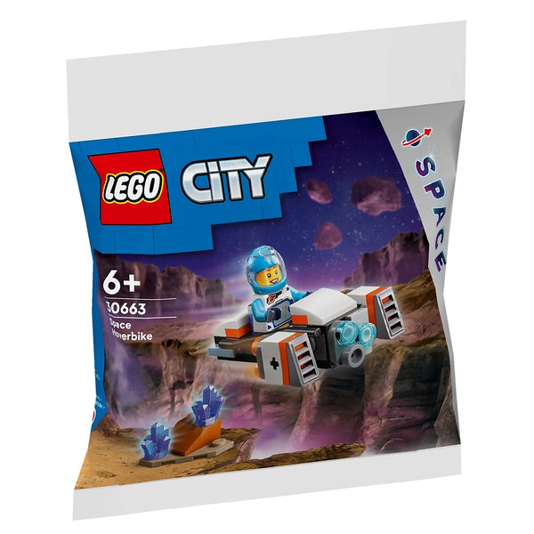 לגו 30663 אופנוע חלל מרחף סיטי | LEGO 30663 Space Hoverbike City Space | הרכבות | פלאנט איקס | Planet X