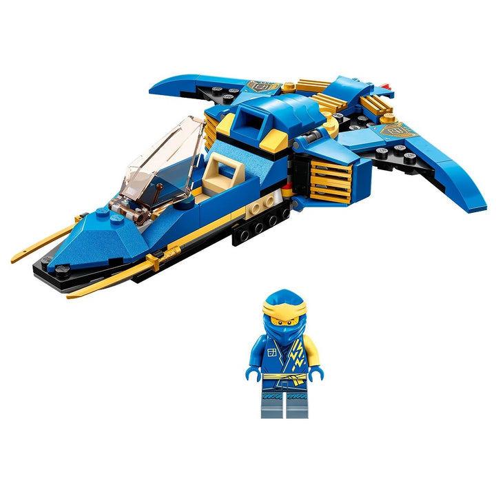 לגו 71784 מטוס ברק של ג'אי נינג'גו | LEGO 71784 Jay's Lightning Jet EVO | הרכבות | פלאנט איקס | Planet X