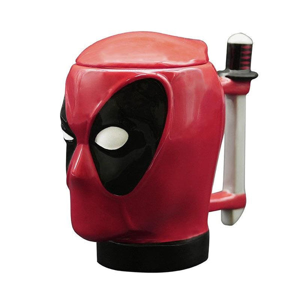 ספל תלת מימד דדפול 350 מ"ל כולל מכסה | Deadpool 3D Mug | ספלים וכוסות | פלאנט איקס | Planet X