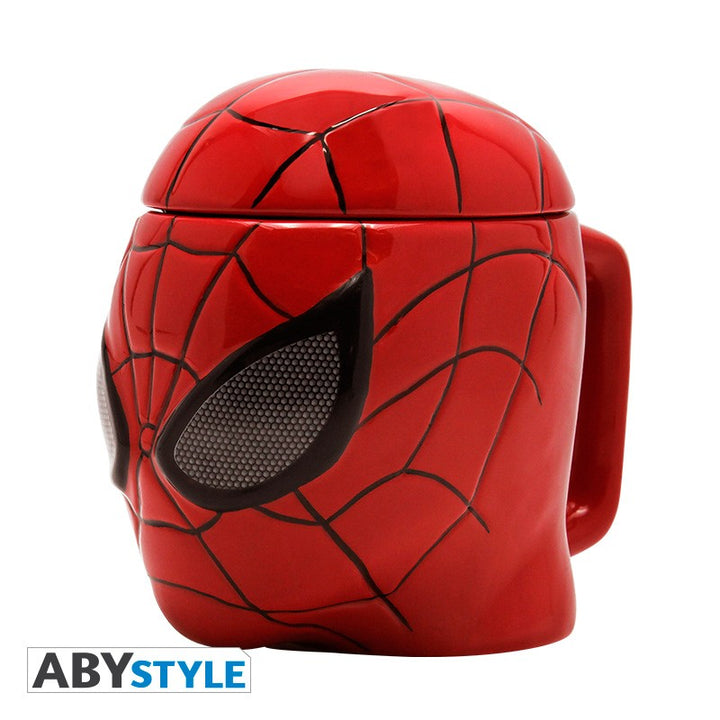 ספל תלת מימד ספיידרמן 350 מ"ל כולל מכסה | Spider Man 3D Mug | ספלים וכוסות | פלאנט איקס | Planet X
