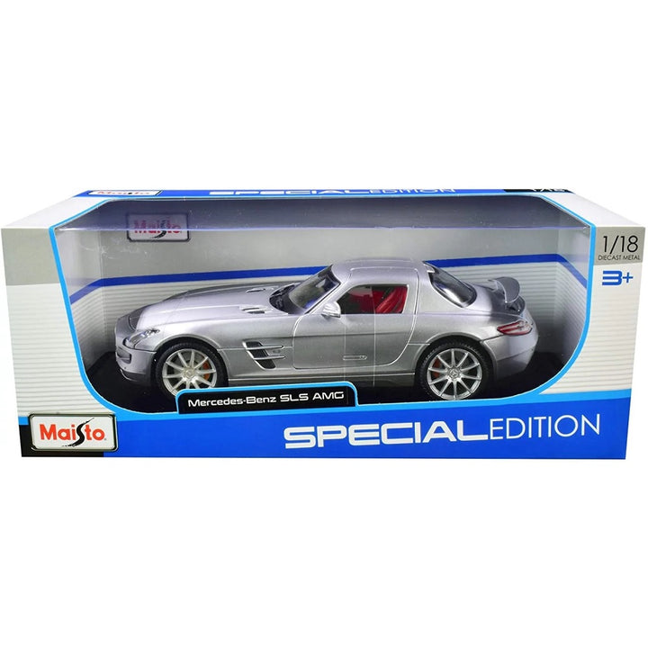 מרצדס SLS AMG 1:18 מהדורה מיוחדת | Mercedes-Benz SLS AMG 1:18 Maisto Special Edition | רכבים | פלאנט איקס | Planet X