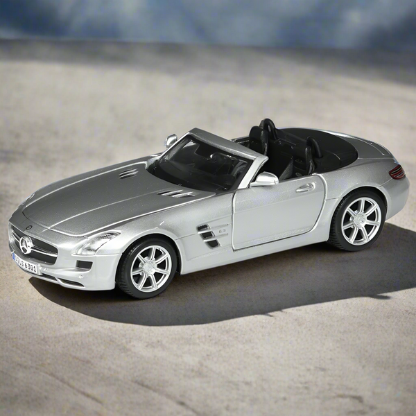 דגם מכונית מרצדס SLS AMG רודסטר מהדורה מיוחדת | Mercedes-Benz SLS AMG Roadster 1:24 Maisto Special Edition