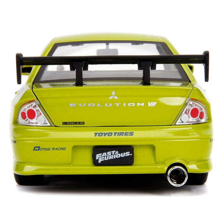 מיצובישי לנסר איבולושן מהיר ועצבני 1:24 | Fast And Furious Brian's Mitsubishi Lancer Evolution VII 1:24 | רכבים | פלאנט איקס | Planet X