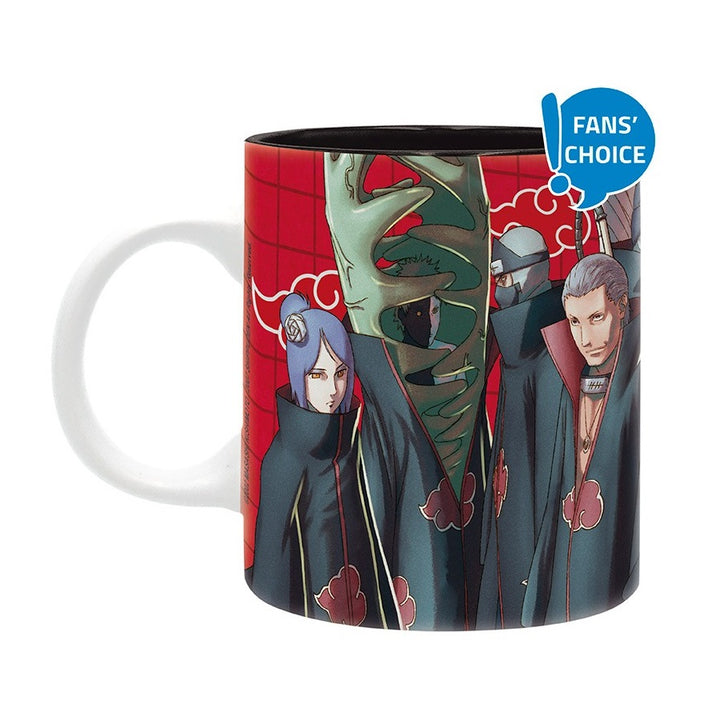 ספל נארוטו שיפודן 320 מ"ל | Naruto Shippuden Artwork Akatsuki Mug Fans Fan’s Choice | ספלים וכוסות | פלאנט איקס | Planet X