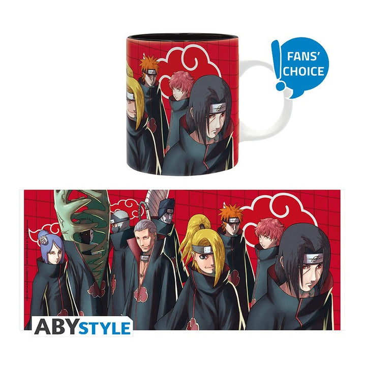 ספל נארוטו שיפודן 320 מ"ל | Naruto Shippuden Artwork Akatsuki Mug Fans Fan’s Choice | ספלים וכוסות | פלאנט איקס | Planet X