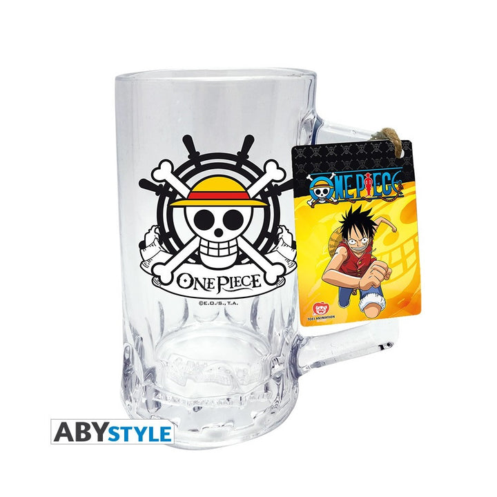 ספל בירה וואן פיס לופי גולגולת 500 מ"ל | Skull Luffy Tankard | ספלים וכוסות | פלאנט איקס | Planet X