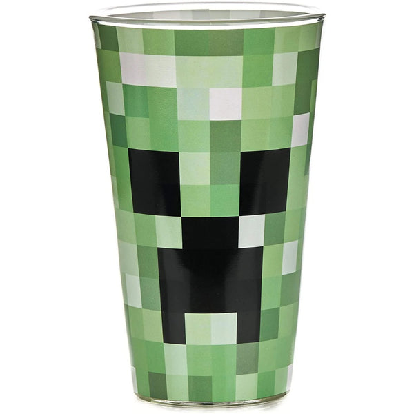 כוס זכוכית קריפר מיינקראפט 450 מ"ל | Minecraft Creeper Glass