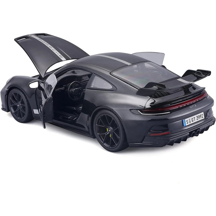 פורשה 911 GT3 קופה 2022 1:18 | Porsche 911 GT3 2022 Jet Black Metallic 1:18 Maisto | רכבים | פלאנט איקס | Planet X