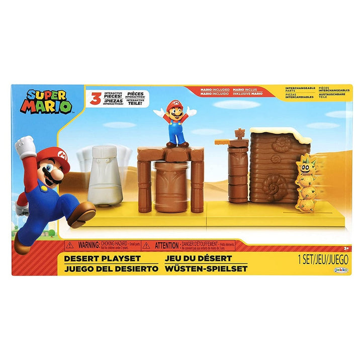 סופר מריו ערכת משחק מדבר | Super Mario Desert Playset | דמויות וגיבורים | פלאנט איקס | Planet X