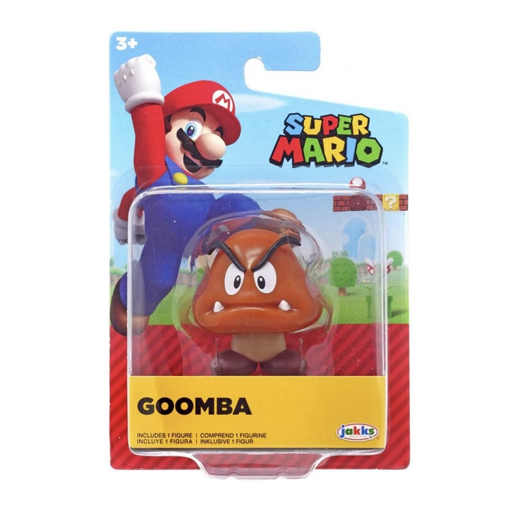 בובת גומבה 2.5 אינץ' סופר מריו | Goomba Super Mario Jakks Pacific | דמויות וגיבורים | פלאנט איקס | Planet X