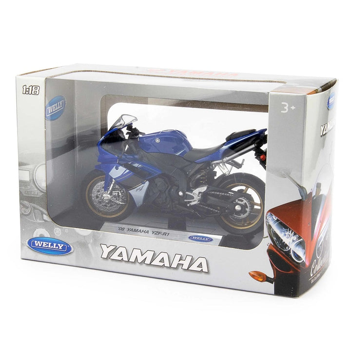 ימאהה YZF R1 1999 1:18 | Yamaha YZF R1 1999 1:18 Welly | רכבים | פלאנט איקס | Planet X