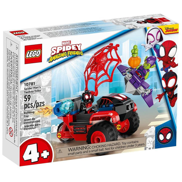 לגו 10781 ספיידי התלת אופן של מיילס מוראלס | LEGO 10781 Miles Morales: Spider-Man’s Techno Trike | הרכבות | פלאנט איקס | Planet X