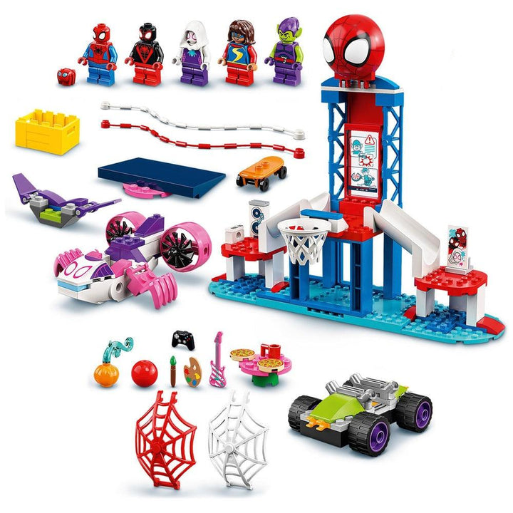 לגו 10784 המטה של ספיידרמן | LEGO 10784 Spider-Man Webquarters Hangout | הרכבות | פלאנט איקס | Planet X