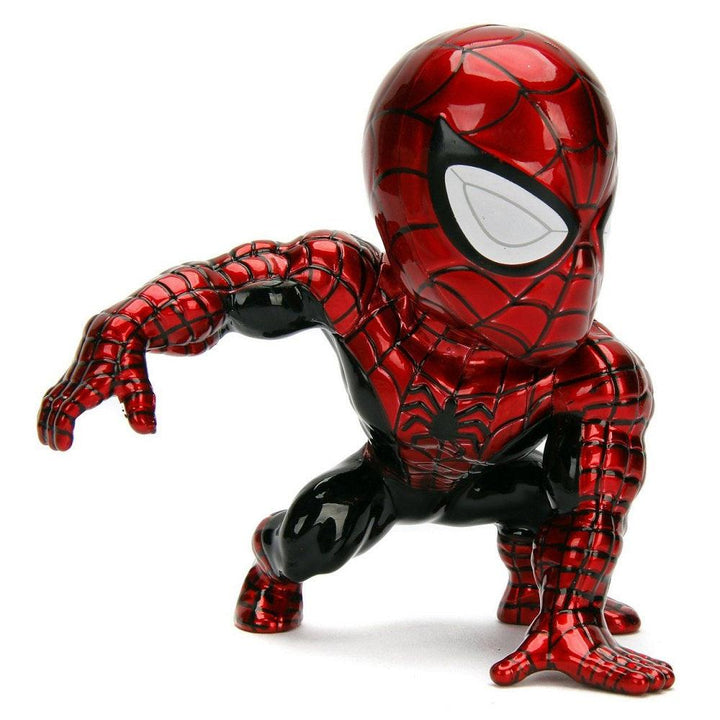 בובת ספיידרמן קלאסי כרום מתכת 10 ס"מ | Classic Spider-Man Candy Figure Jada Metal Die Cast | דמויות וגיבורים | פלאנט איקס | Planet X