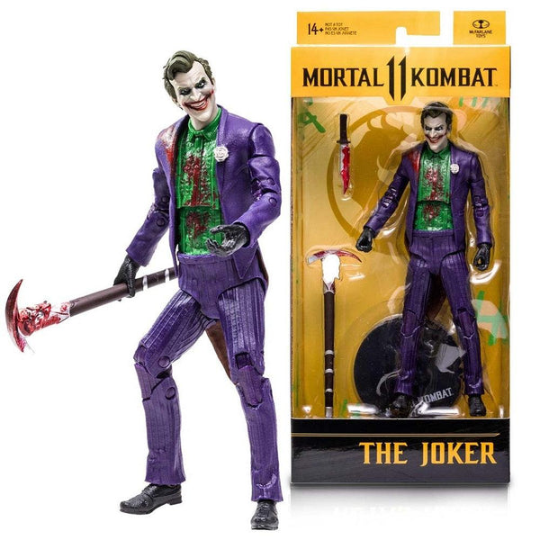 בובת הג'וקר (מורטל קומבט 11) 18 ס"מ מקפרלן | The Joker Mortal Kombat 11 7Inch Mcfarlane Toys | דמויות וגיבורים | פלאנט איקס | Planet X