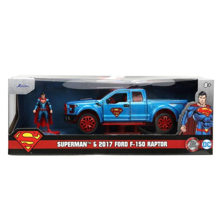 פורד אף 150 פיקאפ ודמות סופרמן | Superman And Ford F-150 Raptor 1:32 | רכבים | פלאנט איקס | Planet X