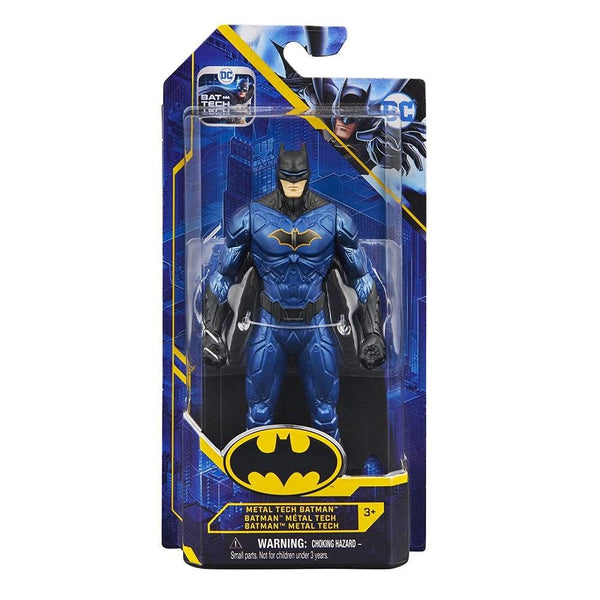 בובת באטמן מטאל טק 15 ס"מ | Metal Tech Batman 15cm Spin Master | דמויות וגיבורים | פלאנט איקס | Planet X