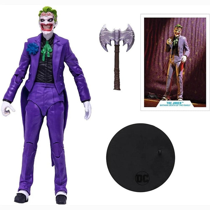 בובת הג'וקר 18 ס"מ מקפרלן | The Joker (Death Of The Family) 7Inch Mcfarlane Toys | דמויות וגיבורים | פלאנט איקס | Planet X