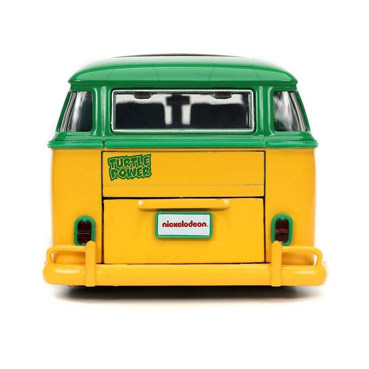 אוטובוס פולקסווגן 1962 ודמות לאונרדו צבי הנינג'ה | Leonardo And 1962 Volkswagen Bus 1:24 | רכבים | פלאנט איקס | Planet X