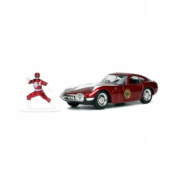 טויוטה ג'י טי 1967 ודמות פאוור ריינג'ר אדום | Red Power Ranger And 1967 Toyota 2000GT 1:32 | רכבים | פלאנט איקס | Planet X
