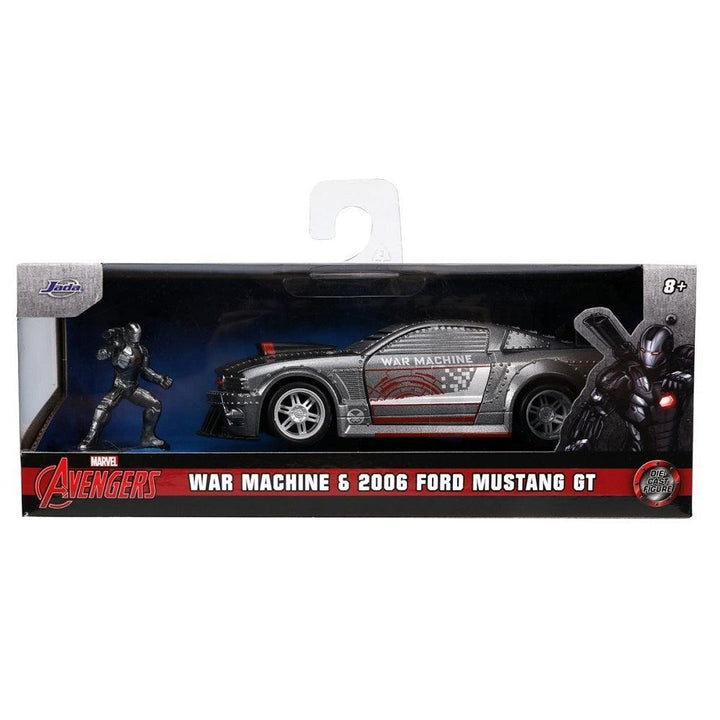 פורד מוסטנג ג'י טי 2006 ודמות וור משין | War Machine And 2006 Ford Mustang GT 1:32 | רכבים | פלאנט איקס | Planet X