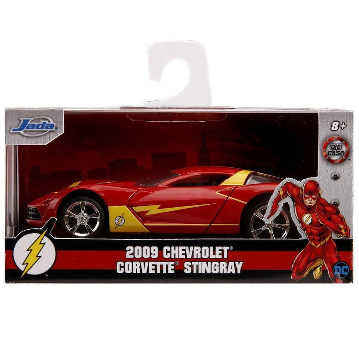 שברולט קורבט סטינגריי 2009 הפלאש | The Flash Chevrolet Corvette Stingray 2009 1:32 | רכבים | פלאנט איקס | Planet X