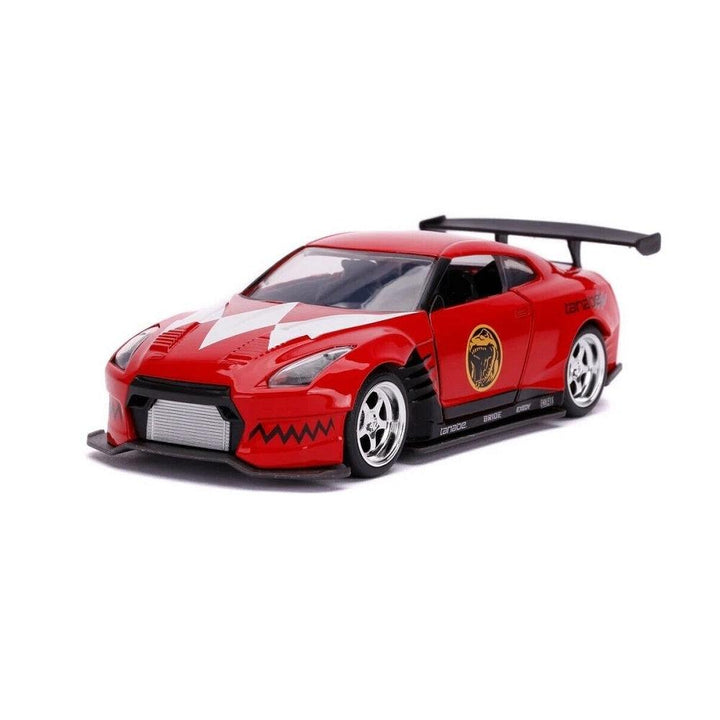 ניסאן ג'י טי אר 2009 פאוור ריינג'ר אדום | Red Power Ranger 2009 Nissan GT-R (R35) 1:32 | רכבים | פלאנט איקס | Planet X