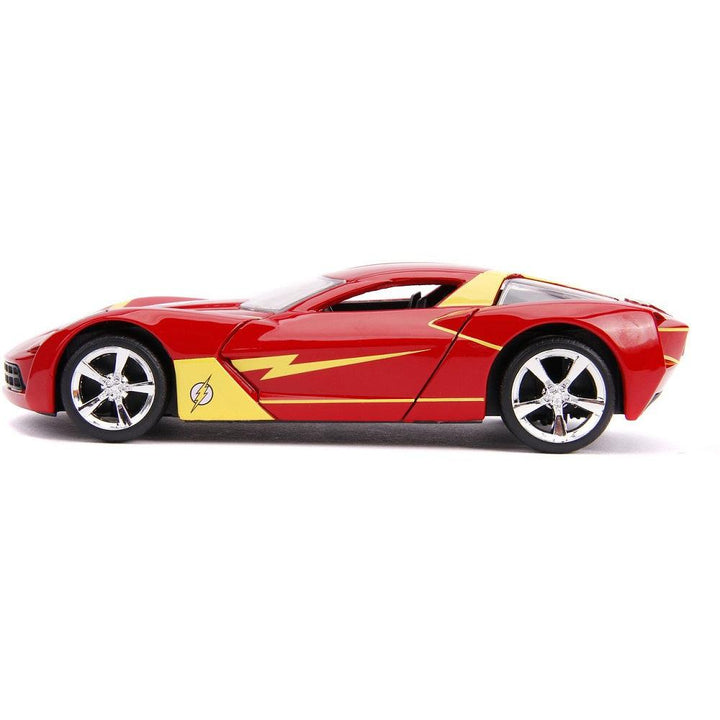שברולט קורבט סטינגריי 2009 הפלאש | The Flash Chevrolet Corvette Stingray 2009 1:32 | רכבים | פלאנט איקס | Planet X