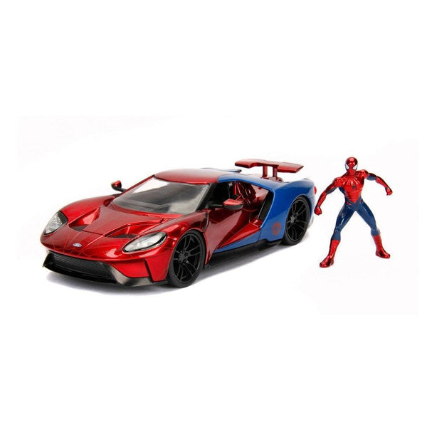 פורד ג'י טי 2017 ודמות ספיידרמן | Spider-Man And 2017 Ford GT 1:24 | רכבים | פלאנט איקס | Planet X