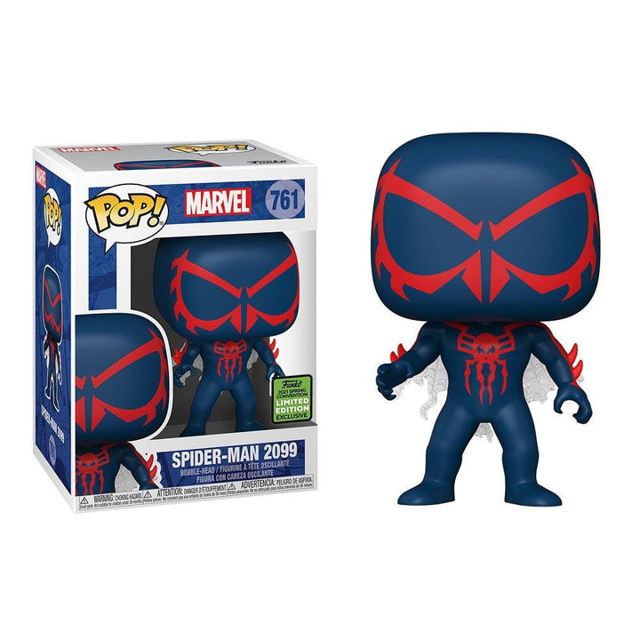 בובת פופ ספיידרמן כחול 2099 | Funko Pop Spider-Man 2099 761 | בובת פופ | פלאנט איקס | Planet X