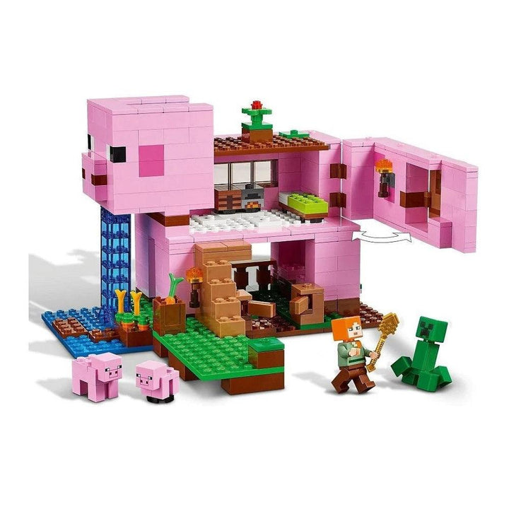 21170 לגו מיינקראפט 21170 בית החזיר | LEGO 21170 The Pig House Minecraft ...