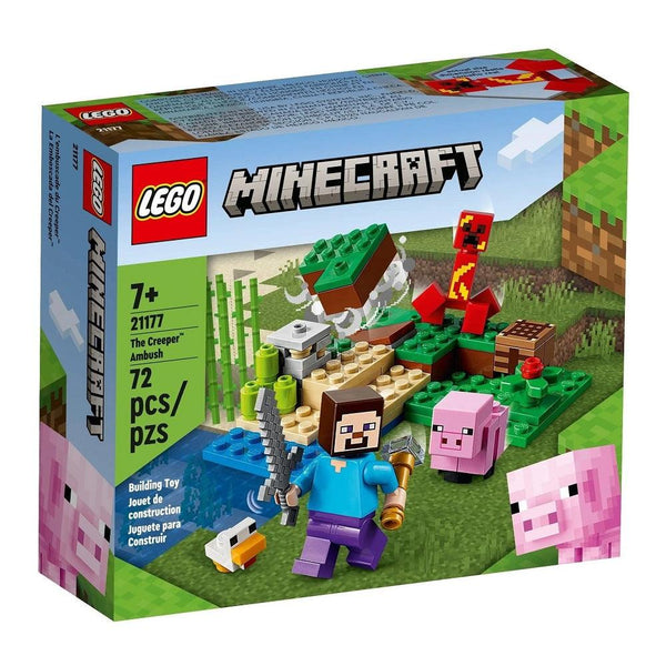 לגו מיינקראפט 21177 המארב של הקריפר | LEGO 21177 The Creeper Ambush Minecraft | הרכבות | פלאנט איקס | Planet X