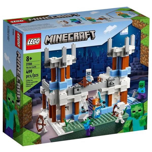לגו 21186 טירת הקרח מיינקראפט | LEGO 21186 The Ice Castle Minecraft | הרכבות | פלאנט איקס | Planet X