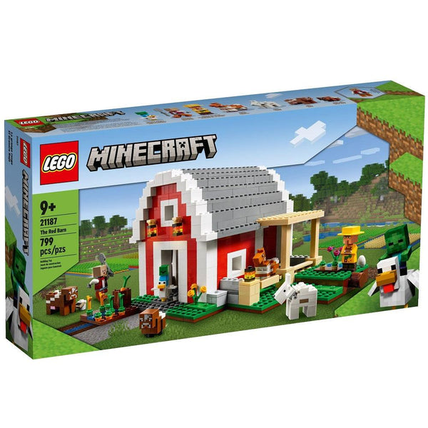 לגו 21187 האסם האדום מיינקראפט | LEGO 21187 The Red Barn Minecraft | הרכבות | פלאנט איקס | Planet X