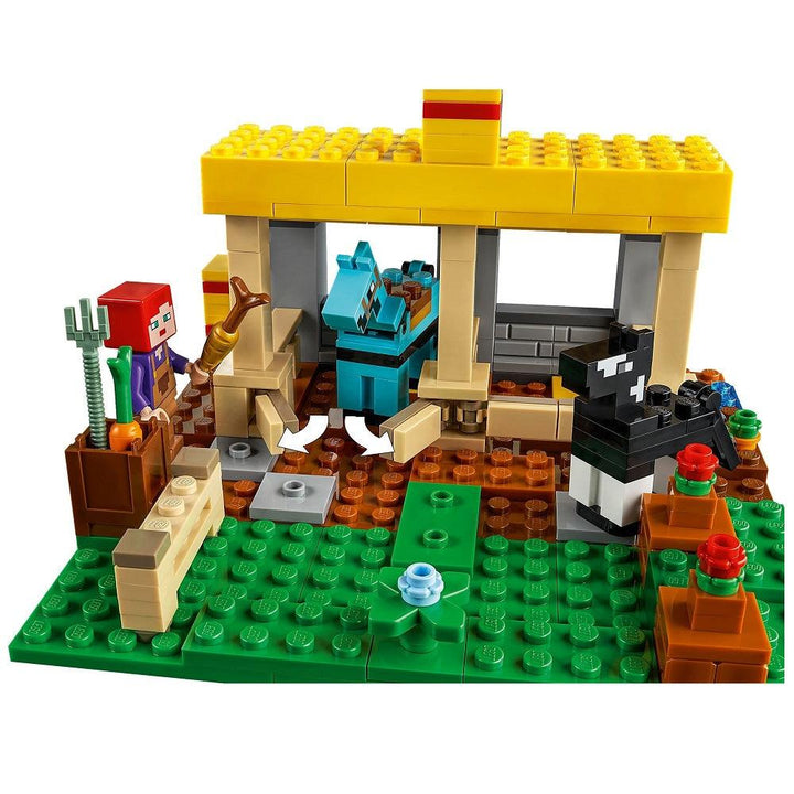 לגו 21171 אורוות הסוסים מיינקראפט | LEGO 21171 The Horse Stable Minecraft | הרכבות | פלאנט איקס | Planet X