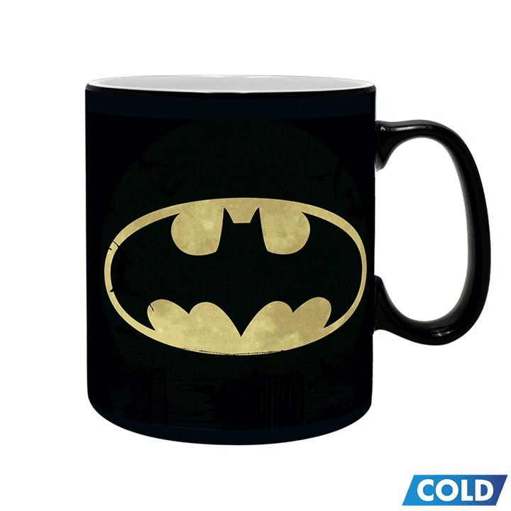 ספל פלא מחליף צבע באטמן האביר האפל 320 מ"ל | Batman the Dark Knight Heat Change Mug | ספלים וכוסות | פלאנט איקס | Planet X