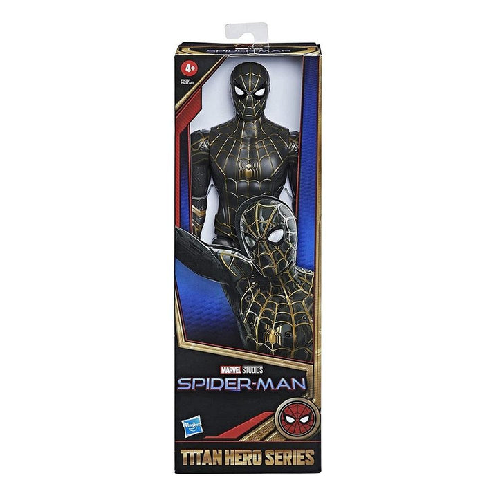 בובת ספיידרמן בחליפת שחור זהב 30 ס"מ | Spider-Man Black And Gold 30cm | דמויות וגיבורים | פלאנט איקס | Planet X