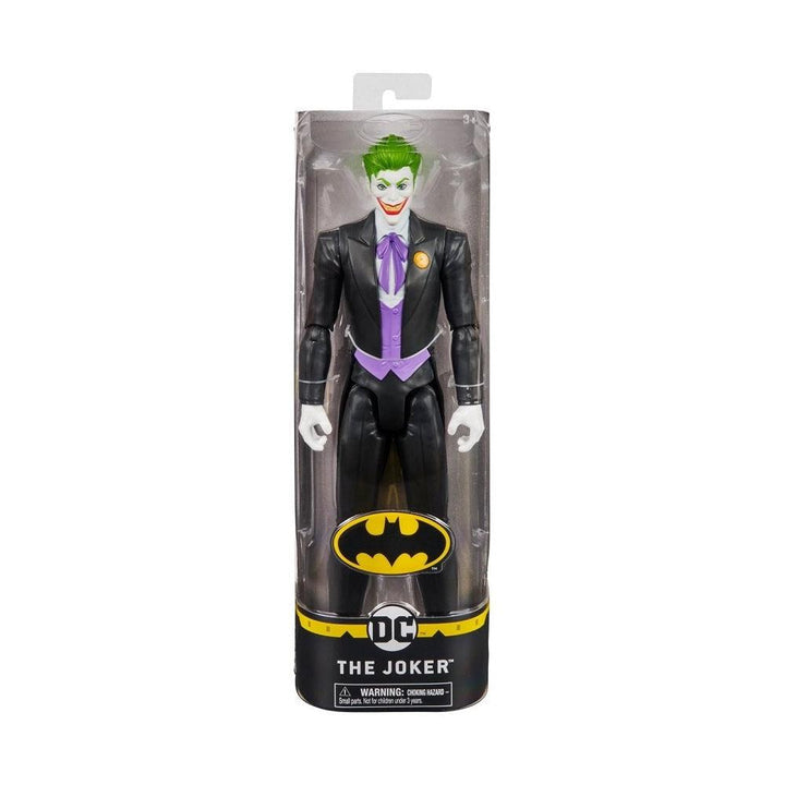 בובת ג'וקר בחליפה שחורה 30 ס"מ | The Joker Black Suit 30cm Spin Master | דמויות וגיבורים | פלאנט איקס | Planet X