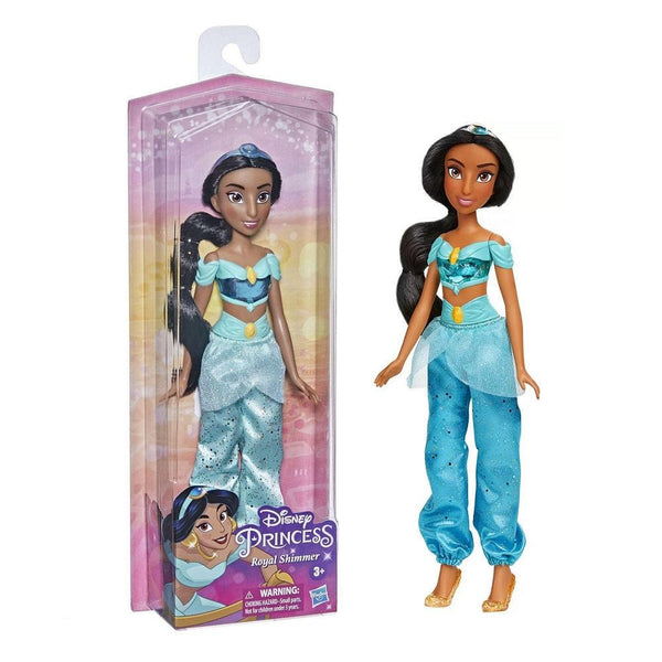 בובת יסמין 30 ס"מ נסיכות דיסני | Disney Princess Royal shimmer Jasmine 30cm Hasbro | דמויות וגיבורים | פלאנט איקס | Planet X
