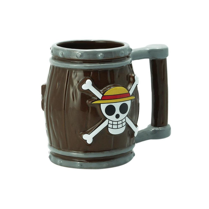 ספל וואן פיס חבית תלת מימד 350 מ"ל | One Piece Barrel 3D Mug | ספלים וכוסות | פלאנט איקס | Planet X