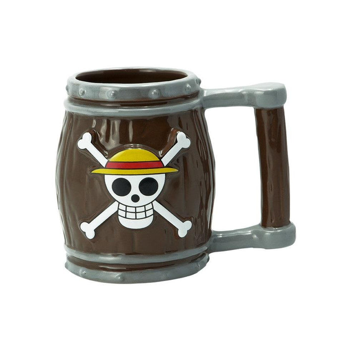 ספל וואן פיס חבית תלת מימד 350 מ"ל | One Piece Barrel 3D Mug | ספלים וכוסות | פלאנט איקס | Planet X