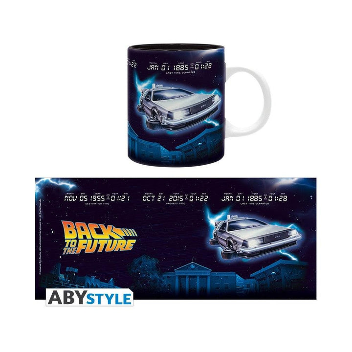 ספל בחזרה לעתיד דלוריאן 320 מ"ל | Back To The Future DeLorean Mug | ספלים וכוסות | פלאנט איקס | Planet X