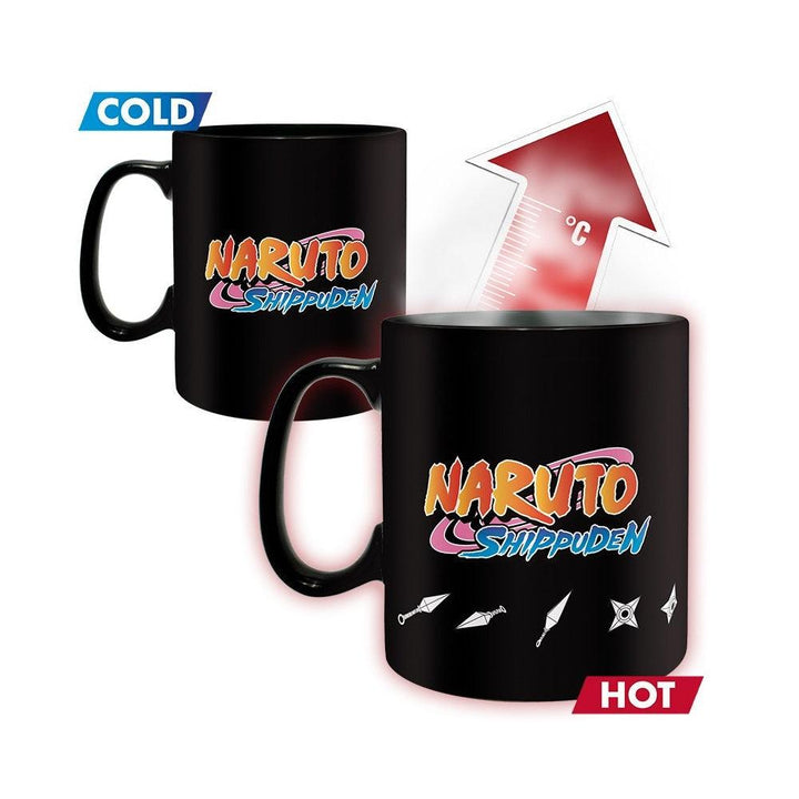 ספל פלא מחליף צבע נארוטו שיפודן 460 מ"ל | Naruto Shippuden Heat Change Mug | ספלים וכוסות | פלאנט איקס | Planet X