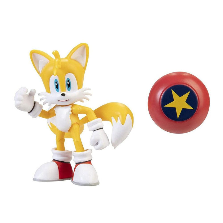 בובת זנבות (סוניק הקיפוד) 4 אינץ' כולל אביזר | Tails Sonic The Hedgehog | דמויות וגיבורים | פלאנט איקס | Planet X
