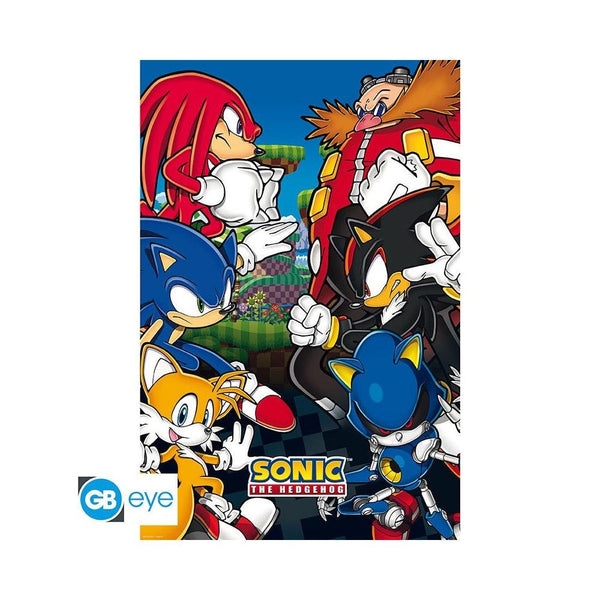 פוסטר סוניק הקיפוד | Sonic The Hedgehog Group poster | פוסטרים | פלאנט איקס | Planet X
