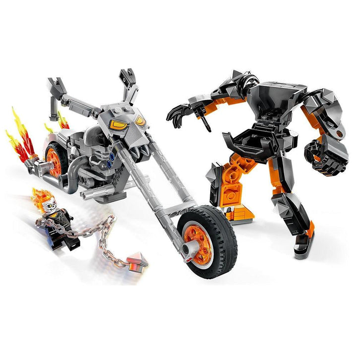 לגו 76245 רובוט גוסט ריידר ואופנוע מארוול | LEGO 76245 Ghost Rider Mech And Bike | הרכבות | פלאנט איקס | Planet X